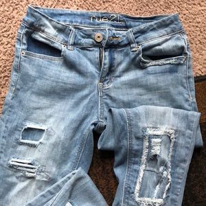 Rue 21 mid rise ankle jegging